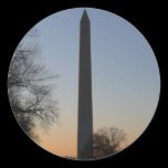 Washington Monument at Sunset Sticker