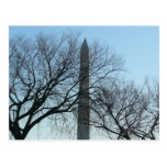 Washington Monument in Winter Postcard