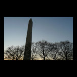 Washington Monument in Winter Print