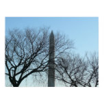 Washington Monument in Winter Print