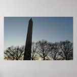 Washington Monument in Winter Print