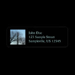 Washington Monument in Winter Return Address Label