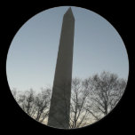 Washington Monument in Winter Sticker