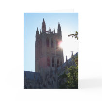 Washington National Cathedral at Sundown cards by acmclouse Washington National Cathedral at Sundown cards