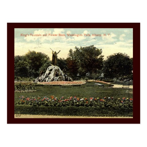 Washington Park, Albany 1914 Vintage Post Card