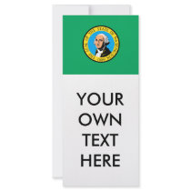 WASHINGTON PERSONALIZED RACK CARD
