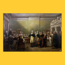 Washington Resigning his Commission John Trumbull posters
