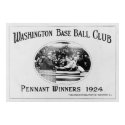 Washington Senators Pennant Winner 1924 posters by PaperTimeMachine Washington Senators Pennant Winner 1924 posters