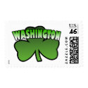 Washington Shamrock Stamps by irish_shirts Washington Shamrock Stamps