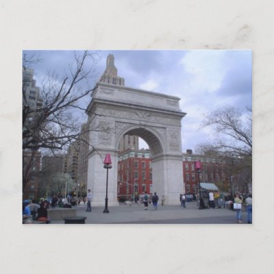 Washington Square Arch Postcard by just a webshop