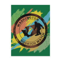 Washington Squatch Watch Post Cards