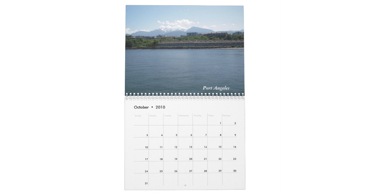 Washington State Calendar Zazzle Washington State Calendar Zazzle