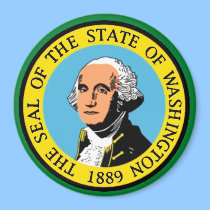 Washington State Flag Magnet
