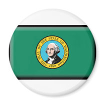 Washington State Flag magnets by jacinto888 Washington State Flag magnets