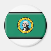 Washington State Flag Magnet