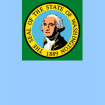 Washington State Flag T-Shirt by deesbasenjis Washington State Flag T-Shirt