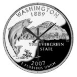 Washington State Quarter Clock