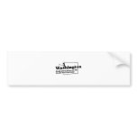 Washington State Slogan Bumper Sticker