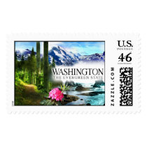 Washington State Stamp by MarkBallard Washington State Stamp