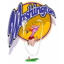 Washington swoop golf shirt F/B