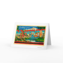 Washington - The Evergreen State Greeting Card