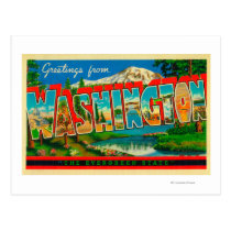 Washington - The Evergreen State postcards