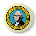 Washington, USA buttons by bestflag Washington, USA buttons