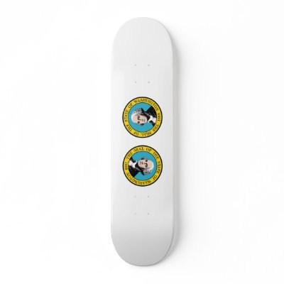 Washington, USA Skateboard Deck by bestflag