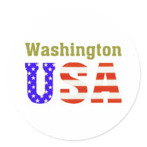 Washington USA! stickers
