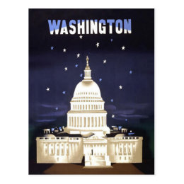 Washington Vintage Travel Postcard