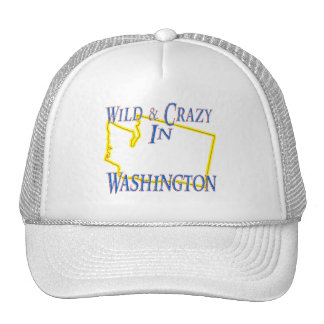 crazy wild trucker washington hat hats