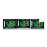Washington Zombie Hunting Permit Bumper Stickers