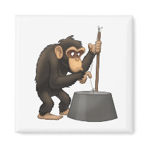 Washtub-Bass-Playin’ Chimp Magnet