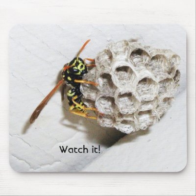 WASP Nest Mouse Pad by mmargot