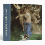 Wasp's Nest by Bouguereau, Victorian Angel Art 3 Ring Binder