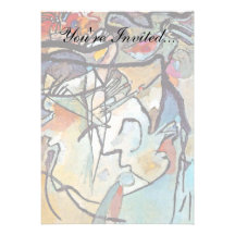 Wassily Kandinsky Composition Five Custom Invitations