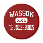 Wasson - Thunderbirds - High - Colorado Springs Magnets
