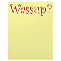 Wassup? letterhead
