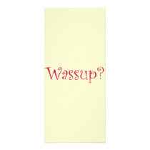 Wassup? Rack Card Template