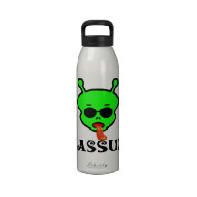 Wassup Space Alien Drinking Bottles