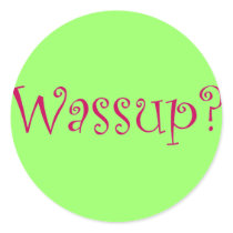 Wassup? stickers