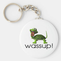 Wassup Turtle Keychains