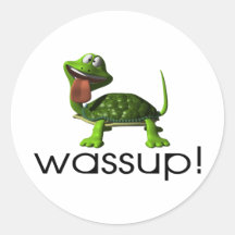 Wassup Turtle Stickers