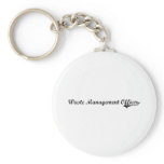 Waste Management Officer Professional Job Key Chains