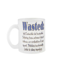 Wasted Definition mugs by FracturedTees Wasted Definition mugs