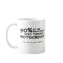 Wasted Money Dirt Bike Motocross Mug