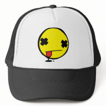 hardstyle, hardcore, old, skool, t-shirts, tshirts, deejay, club, wear, rave, smiley, merchandise, dance, defqon, qlimax, party, headhunterz, zany, showtek, hard, bass, jump, style, music, gas, mask, gabba, gabber, Trucker Hat with custom graphic design
