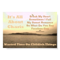 Wasted Time On Childish Things EP Poster posters by willstewa Wasted Time On Childish Things EP Poster posters
