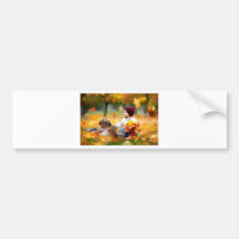 wasted time_Painting.jpg Bumper Stickers