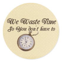 Wasted Time stickers